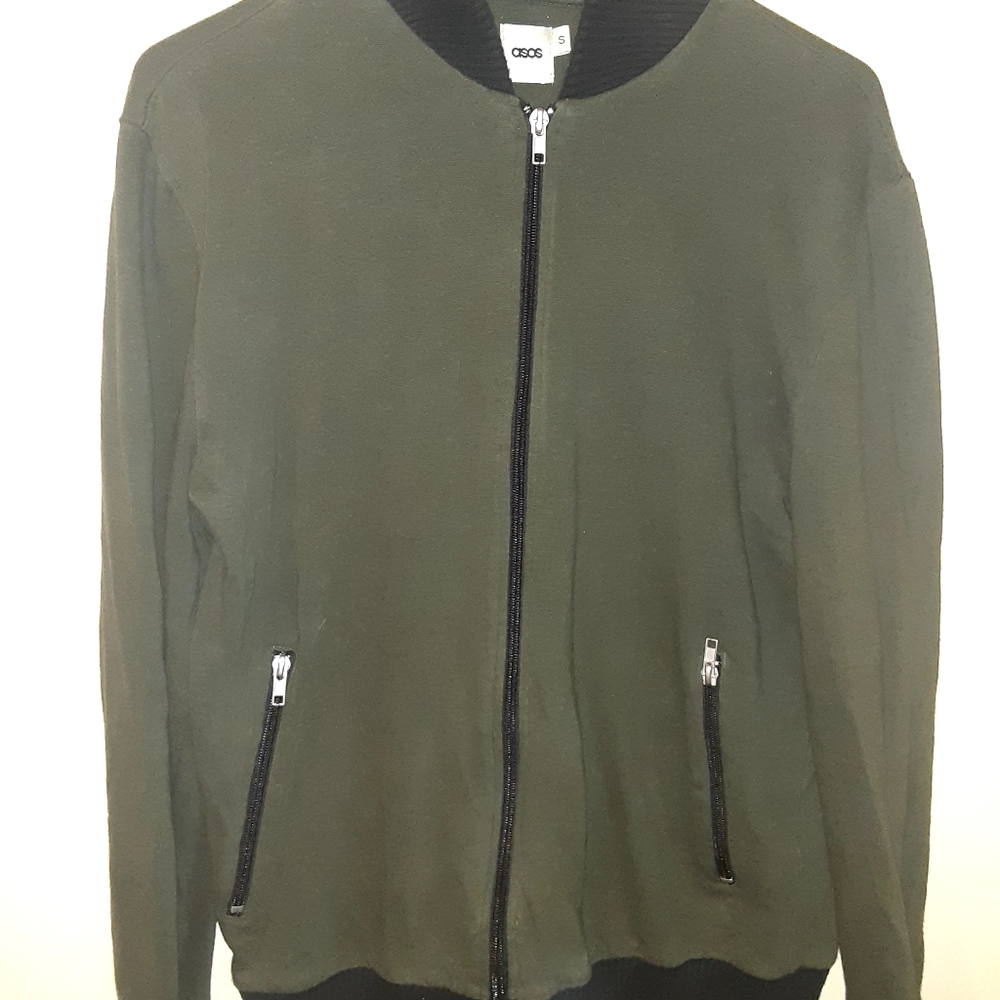 ASOS mens zipper hoodie size small